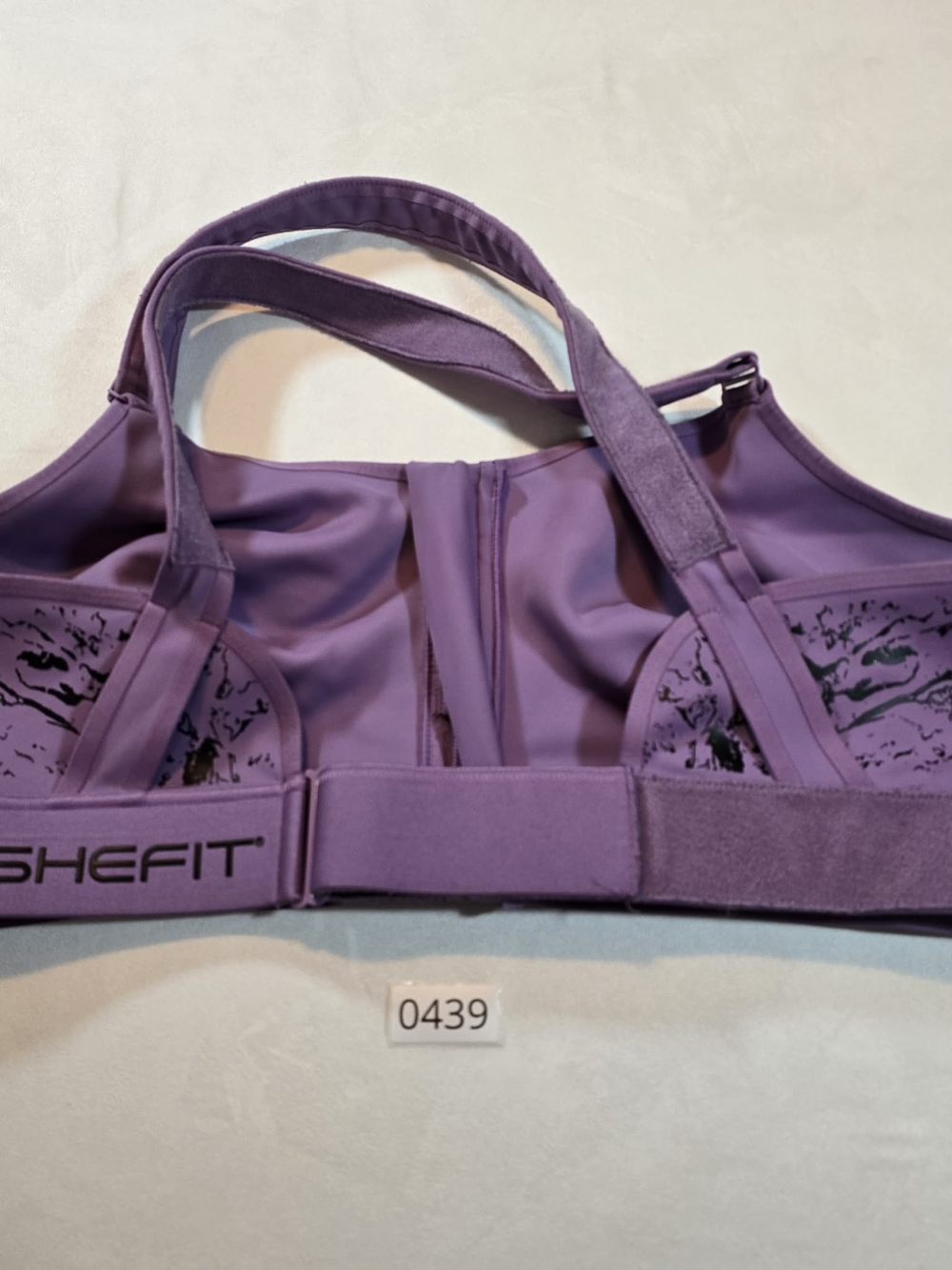 SheFit Women's Purple High-Support Sports Bra